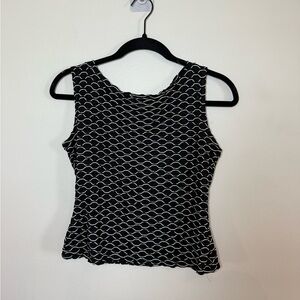 Vintage A Byer Textured Boat Neck Top